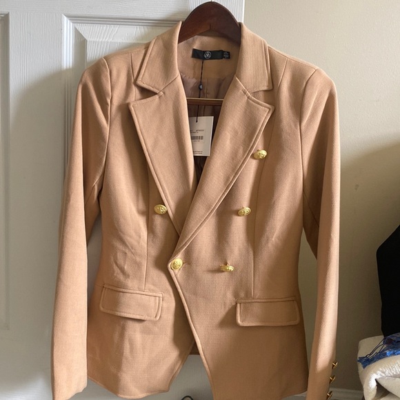 Missguided Jackets & Coats Military Style Double Breasted Blazer